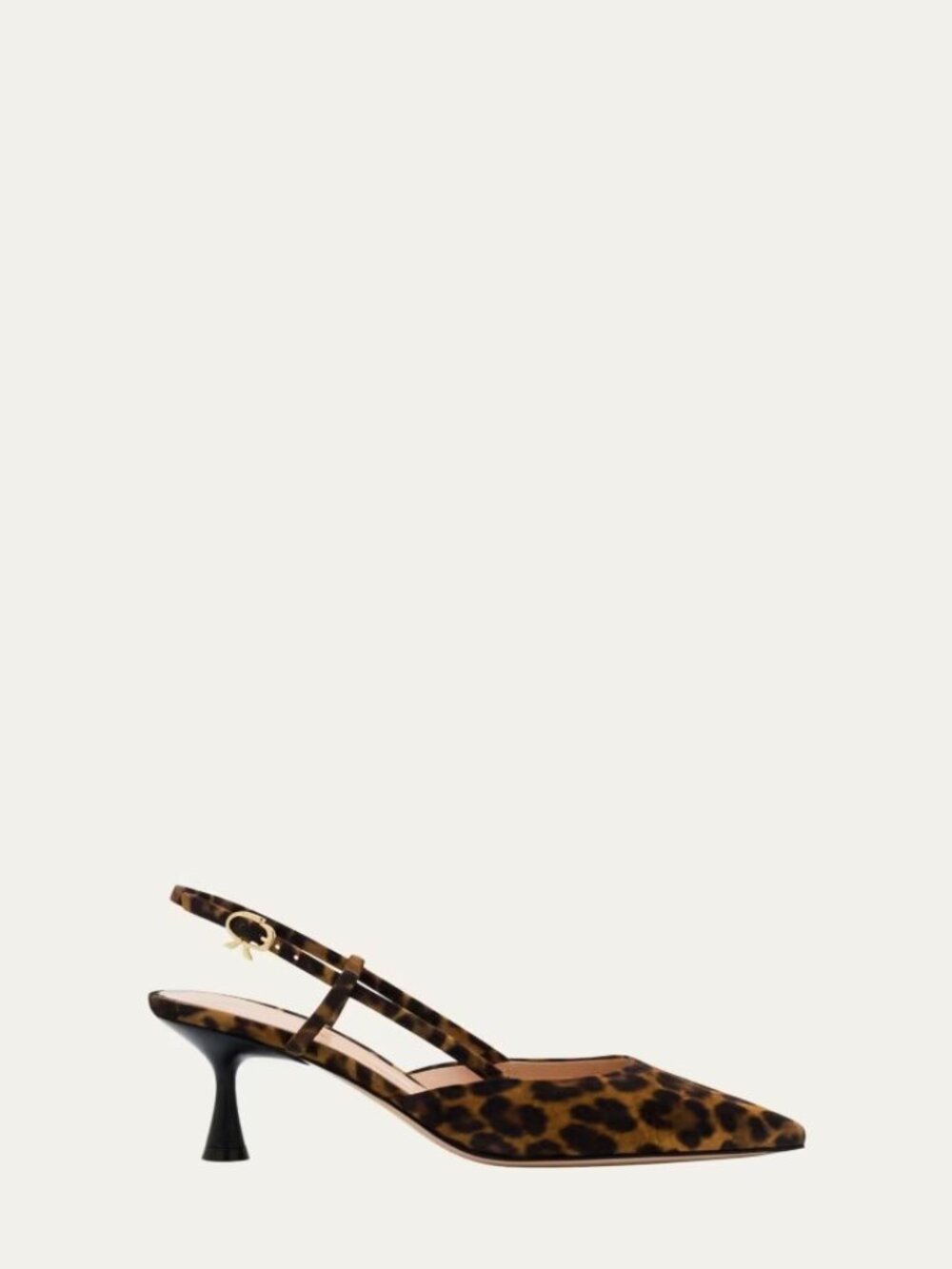 Gianvito Rossi 55mm Ascent slingback Leopard Print pumps size 39